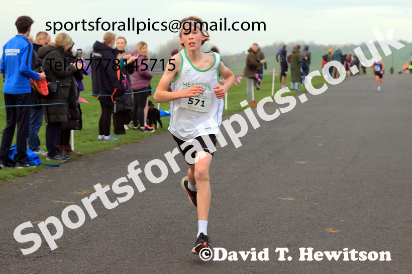 Boys and Girls Under-13s 2025 Heaton Memorial 10k Road Race, Newcastle Town Moor, Sunday, November 9th. Photo: David T. Hewitson/Sports for All Pics